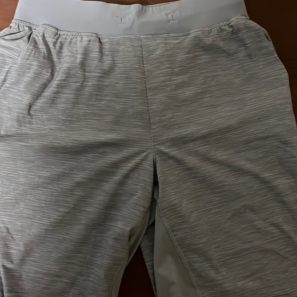 Grey men’s lululemon 7inch inseam shorts medium